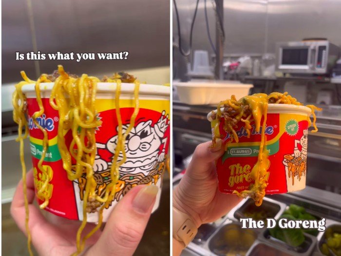 Burger Indomie Goreng Viral di Australia, Menu Unik yang Diserbu Penggemar