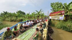 Semangat Kebersamaan Mengiringi Awal Pembangunan Jembatan Garuda di Benjeng