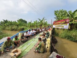 Semangat Kebersamaan Mengiringi Awal Pembangunan Jembatan Garuda di Benjeng