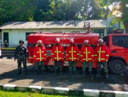 Tingkatkan Kesiapsiagaan, Kodim Sampang Gelar Latihan Penanggulangan Bahaya Kebakaran di Makodim