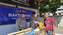 Peringati Hari Bhayangkara ke-80, Polsek Pabean Cantikan Bagikan Sembako untuk Warga dan Jukir